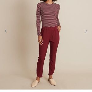 Marine Layer Allison pant in Cabernet